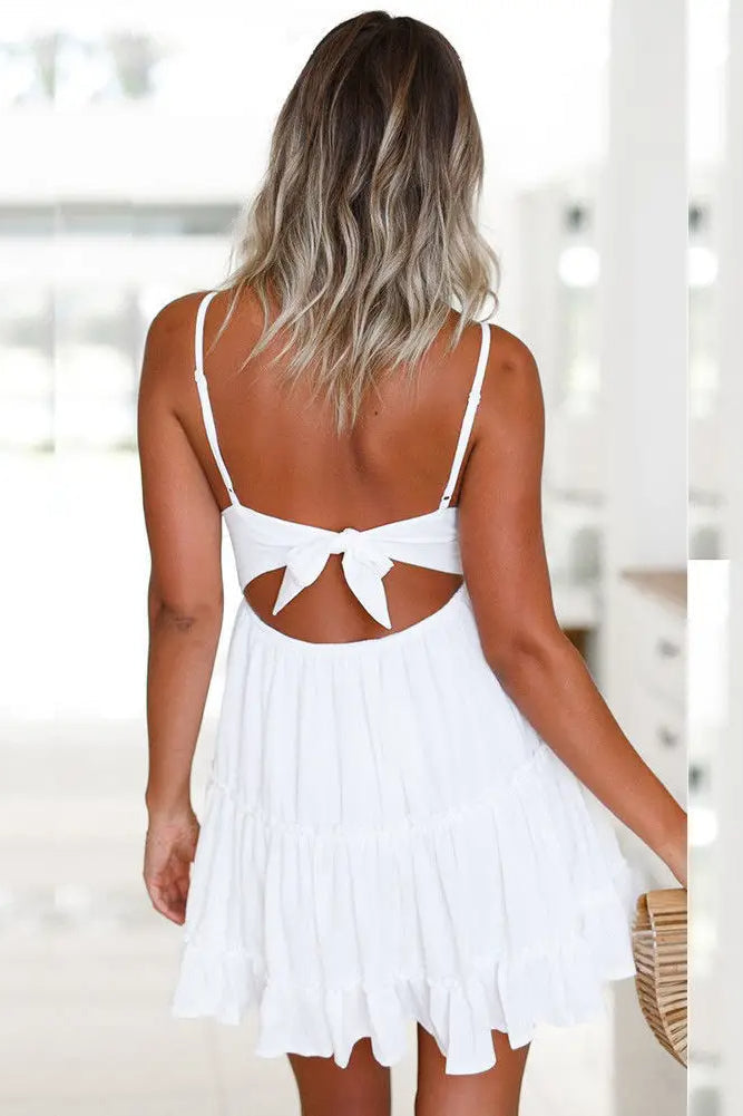 Spaghetti Strap Mini Dress