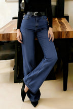 Stylish High-waisted Pockets Casual Women's Jeans