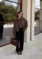 Timeless Woolen Lapel Jacket â_?Fall & Winter Essential