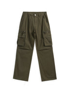 Washed Vintage Baggy Cargo Jeans