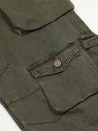 Multi Pockets Vintage Baggy Cargo Jeans