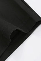 Cutout Tailored Slim Straight Pants