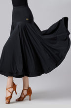 Ballroom Performance Flared Maxi Skirt