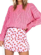 Solid Color Oversized Sweaters