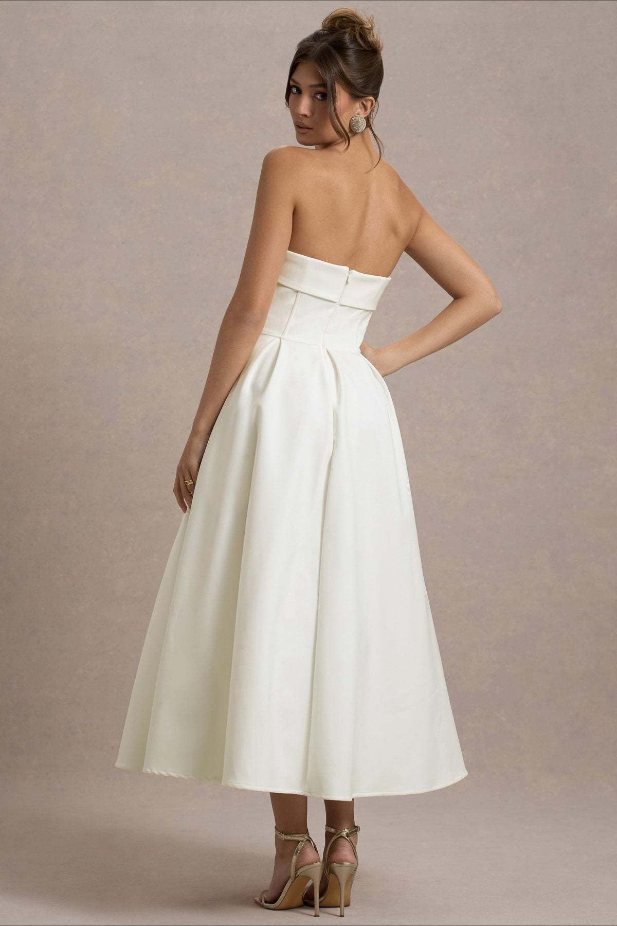 Bandage Strapless Party Dress