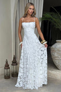Sexy Backless Chiffon Maxi Dress