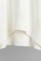 Solid Color Turtleneck Knit Sweater