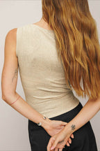 Y2K Sequin Sleeveless Bodycon  Tank Top