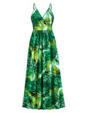 Floral Print Bohemia Camisoles Maxi Dresses