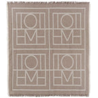Unique Swedish Thick Geometric Warm Wool Cashmere Scarf