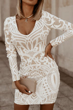 Aldona Timeless Regal Bodycon Dress Elevated Occasion Wear