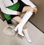 Elegant Stylish Chic Fashionable Modern Comfortable Pointed Toe Knee High Boots