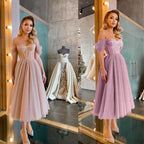 DressBetty - New Short Prom Dresses With Boat Neck Celebrity Dresses
