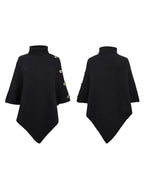 Poncho For Women High Collar Cape Spring Outerwear