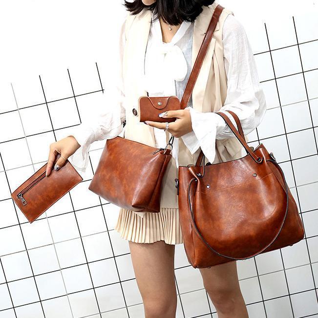 Vera | Leather Bag Set
