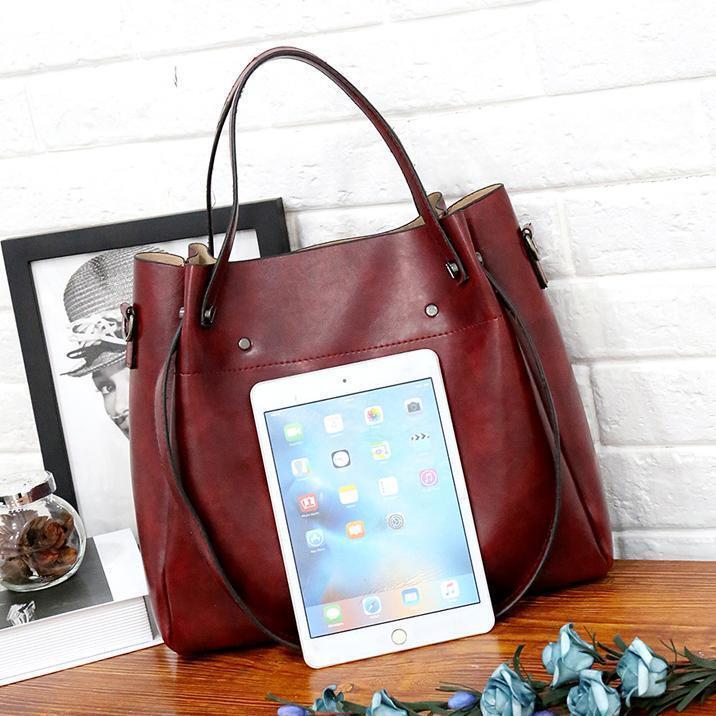 Vera | Leather Bag Set