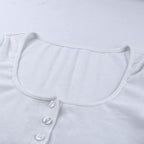 DressBetty - Corset Skinny Knitted Tee
