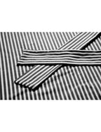 Crew Neck Sleeveless Horizontal Stripe Tie Waist Pocket Tank Mini Dress