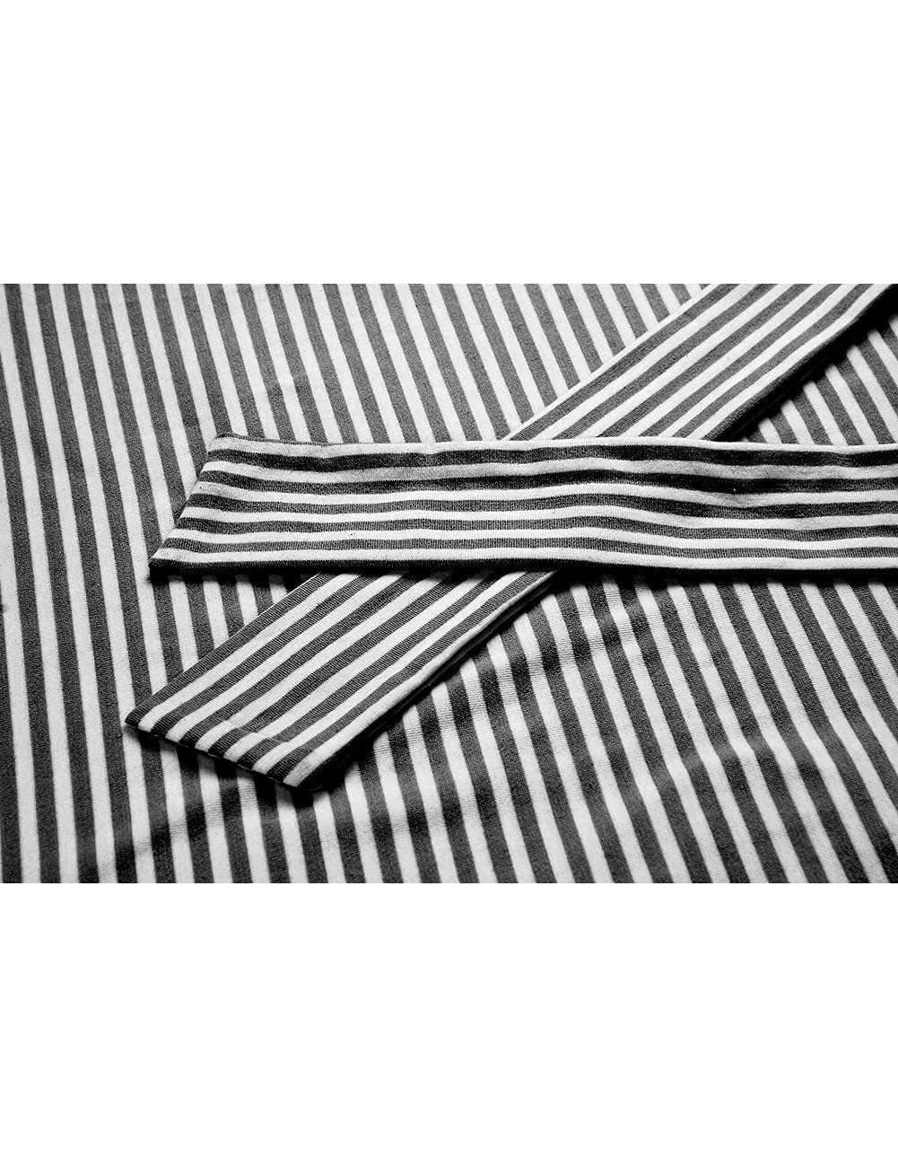 Crew Neck Sleeveless Horizontal Stripe Tie Waist Pocket Tank Mini Dress