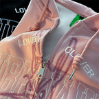 DressBetty - Retro Letter Embroidery Hoodie