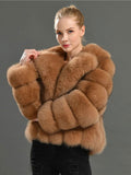 Fluffy Faux Fur Short Coat With Lapel Eco-friendly Winter Jacket For Women 2026