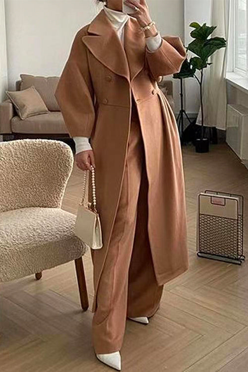 Double Breasted Lantern Sleeve Cardigans