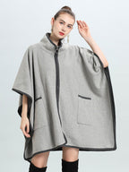 Women's Poncho Coat Oversized Cape Spring Outerwear 2026