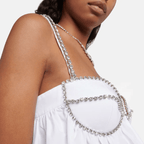 Grand Gesture Poplin Scalloped-Hem Mini Dress