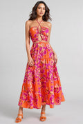 Dari Floral Backless Maxi Dress