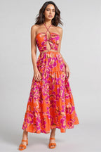 Dari Floral Backless Maxi Dress