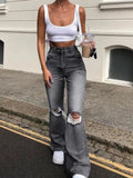 DressBetty - 2024 Fashion Denim Flared Casual S-2XL Women's Jeans