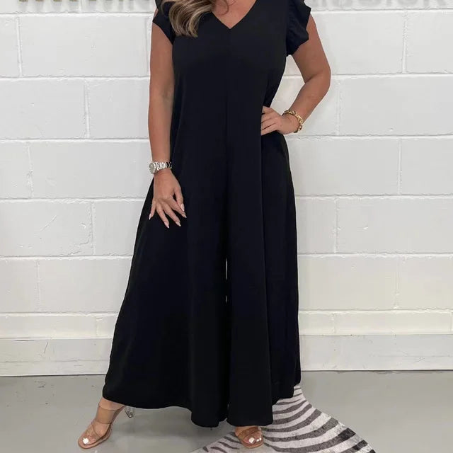 Leila Elevated Jumpsuit Dress Premium Wardrobe Essential
