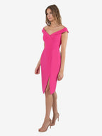 Birthday Party Dresses Off-Shoulder High-slit Short Dress