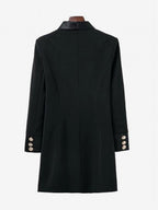 Blazer Jacket Double Breasted V-Neck Blazer Dress For Women