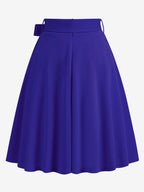 Short Skirt For Women Bows Raised Waist Layered Vintage Bottoms