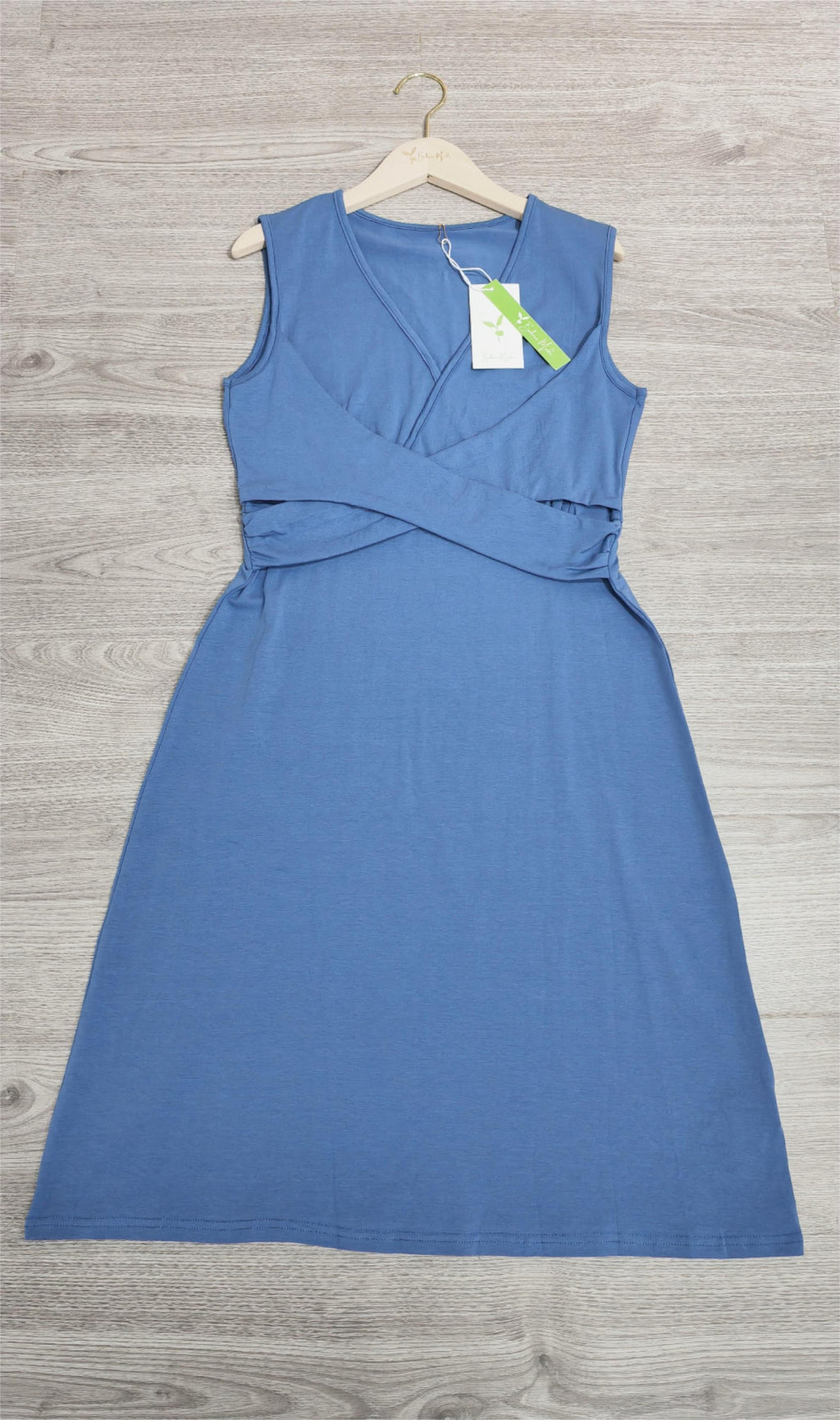 Hiran Premium Midi Sheath Dress with Laced Wrap Crossing Statement Occasion Edit