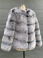 Faux Fur Short Coat Winter Eco-friendly Fur Jacket For Women 2026