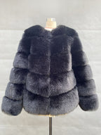 Faux Fur Short Coat Winter Eco-friendly Fur Jacket For Women 2026