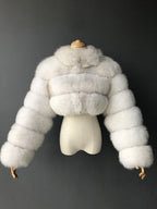 Faux Fur Coats Eco-friendly Winter Plush Cropped Jacket For Women 2026