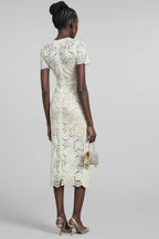 Fina Lace Slim Fit Midi Dress