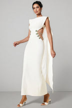 Eren Diamante Bandage Maxi Dress