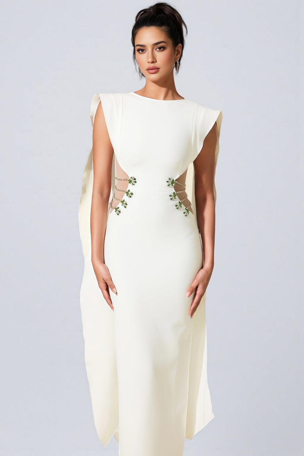 Eren Diamante Bandage Maxi Dress