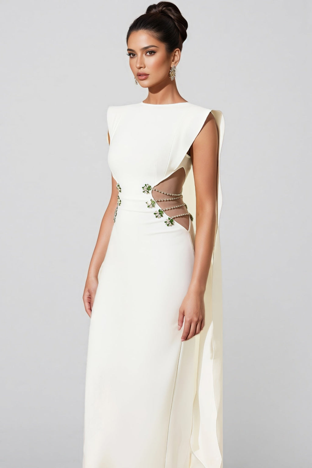 Eren Diamante Bandage Maxi Dress