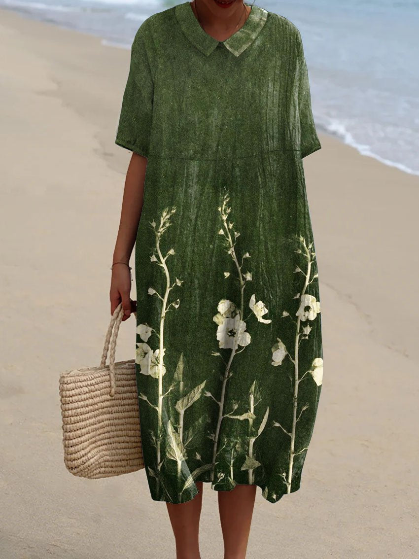 Gemma Chic Floral Print Dress Everyday Luxe Edit