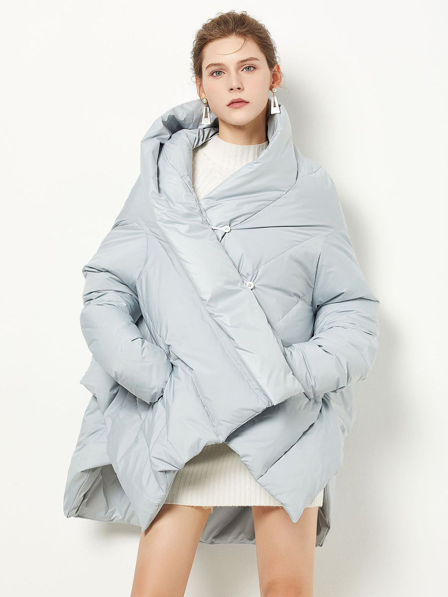 Women's Down Jacket Irregular Duck Down