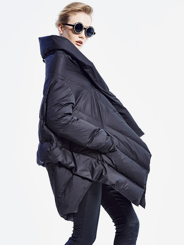 Women's Down Jacket Irregular Duck Down