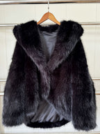 Faux Fur Coats With Hood High Low Design Winter Jacket For Women 2026