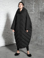 Down Jacket For Women Chic Polyester