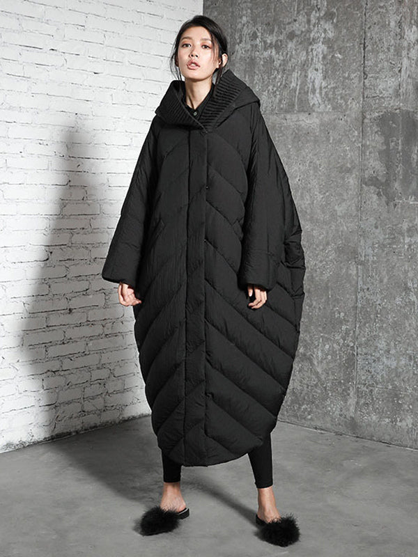 Down Jacket For Women Chic Polyester