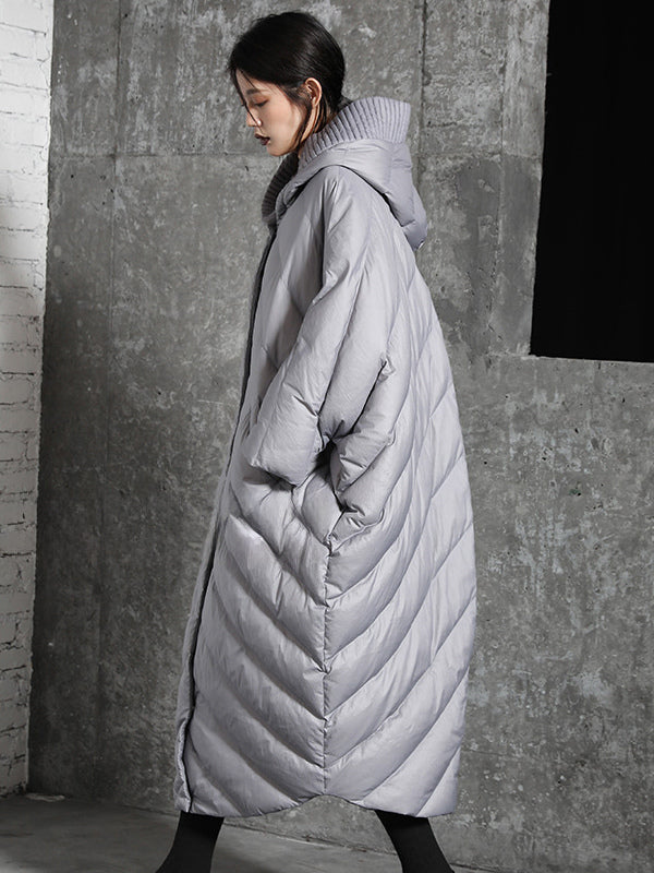 Down Jacket For Women Chic Polyester